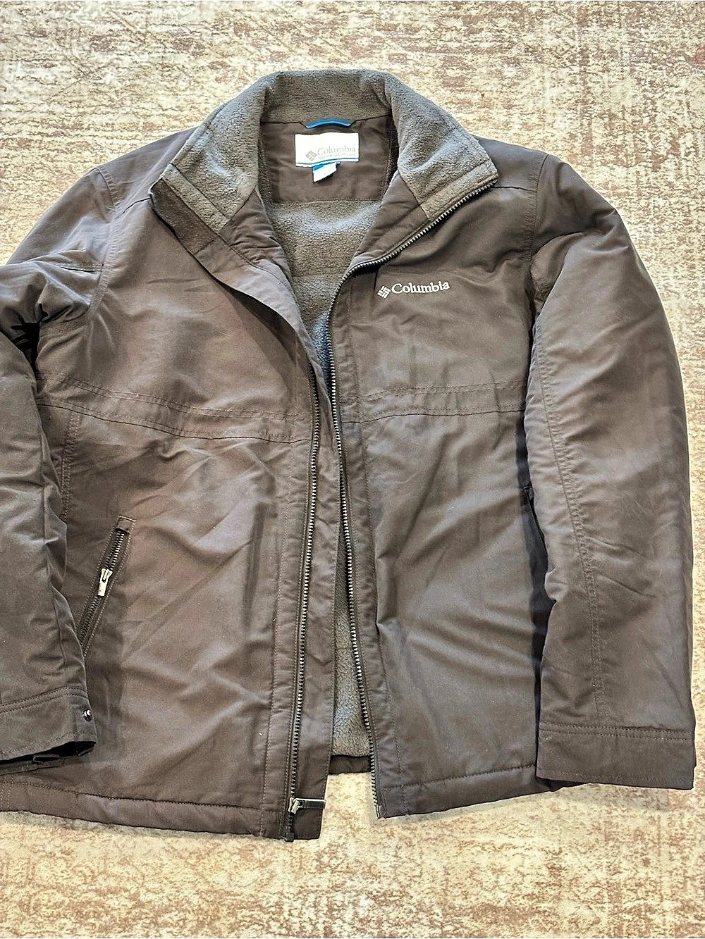 Columbia Men's Brown Jacket Size Large
